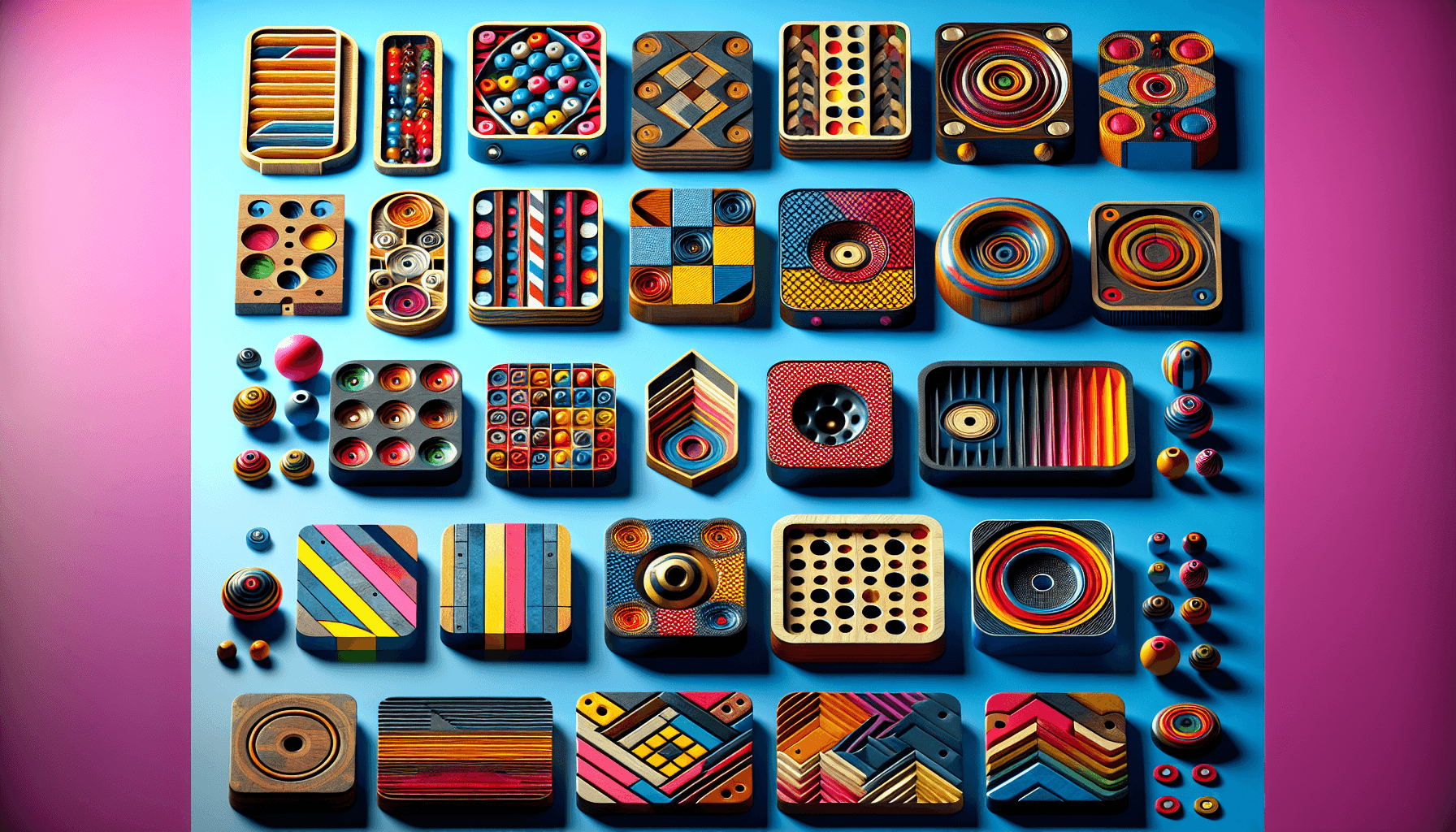 Unique board designs in Drop the Ball UK